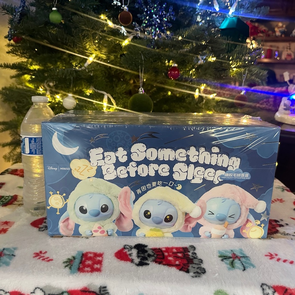 Disney Blue and Pink Stitch Snack Box